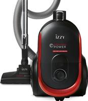 Izzy IZ-4103 Ηλεκτρική Σκούπα 700W με Κάδο 3lt Κόκκινη 