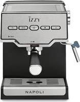 Izzy IZ-6011 Napoli Ημιαυτόματη Μηχανή Espresso 1000W Πίεσης 20bar Ασημί