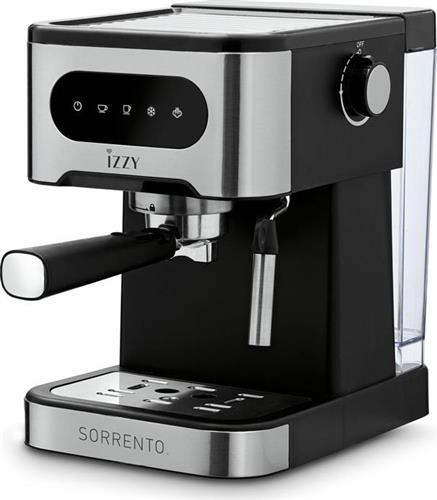Izzy IZ-6014 Sorento Cold Brew Ημιαυτόματη Μηχανή Espresso 1000W Πίεσης 20bar Ασημί