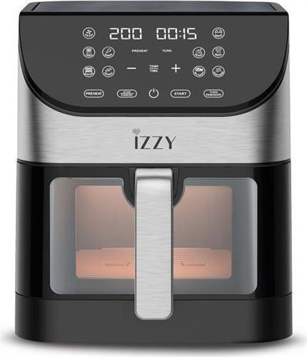 Izzy IZ-8217 Φριτέζα Αέρος με Αποσπώμενο Κάδο 6Lt Μαύρη