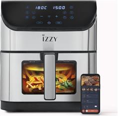 Izzy IZ-8229 Φριτέζα Αέρος με Διπλό Αποσπώμενο Κάδο & WiFi 8lt Inox
