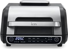 Izzy IZ-8265 Φριτέζα Αέρος με Αποσπώμενο Κάδο 7lt Ασημί & Δώρο Σετ Σκευών Σιλικόνης 4τμχ IZ-8263