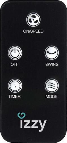 Izzy IZ-9002 Ανεμιστήρας Ορθοστάτης 70W Διαμέτρου 40cm με Τηλεχειριστήριο