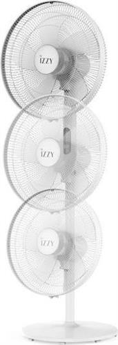 Izzy IZ-9007 Ανεμιστήρας Ορθοστάτης 3 σε 1 70W Διαμέτρου 40cm με Τηλεχειριστήριο