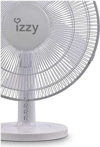 Izzy IZ-9023 Επιτραπέζιος Ανεμιστήρας 50W Διαμέτρου 40cm Λευκός