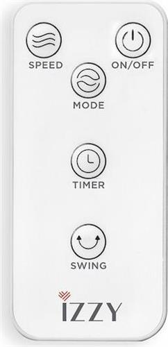 Izzy IZ-9028 Ανεμιστήρας Πύργος 60W με Τηλεχειριστήριο