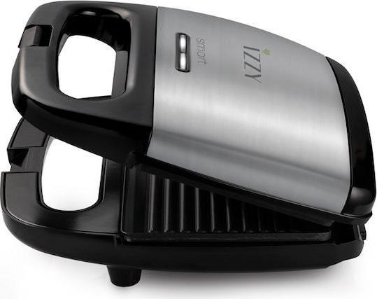 Izzy K-77 Smart Τοστιέρα για 2 Τοστ 800W Inox