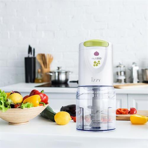 Izzy Multi 550 Πολυκόπτης Multi 550W με Δοχείο 500ml Λευκό