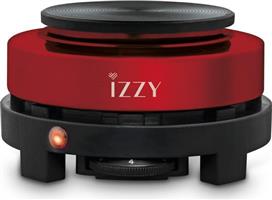Izzy Q105 Επιτραπέζια Εστία Εμαγιέ Μονή Spicy Red