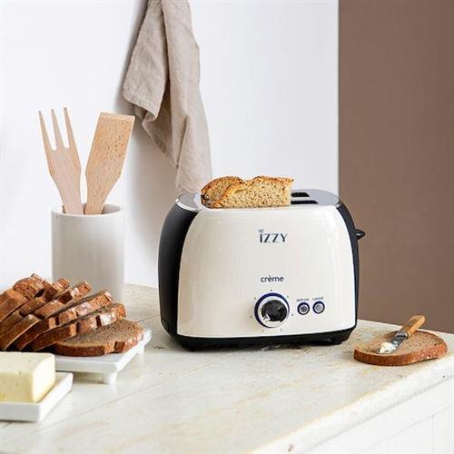 Izzy T-232 Creme Φρυγανιέρα 2 Θέσεων 800W Μπεζ