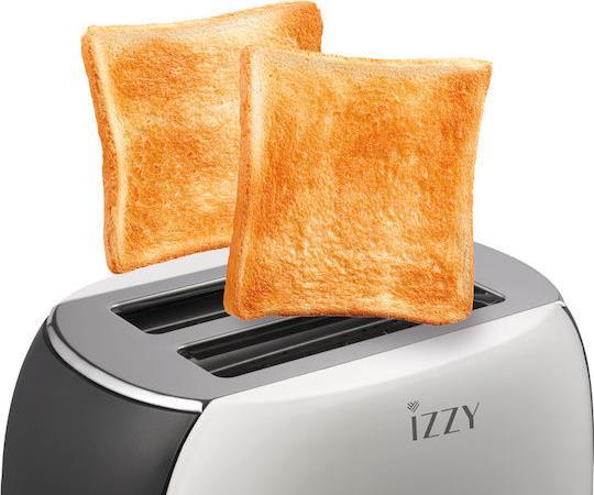 Izzy T-232 Creme Φρυγανιέρα 2 Θέσεων 800W Μπεζ