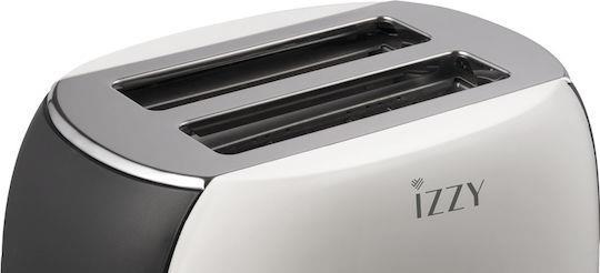Izzy T-232 Creme Φρυγανιέρα 2 Θέσεων 800W Μπεζ