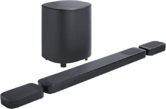 JBL Bar 1000MK2 Soundbar 7.1.4 Bluetooth, HDMI και Wi-Fi με Ασύρματο Subwoofer και Τηλεχειριστήριο Μαύρο JBLBAR1000M2BLKEP