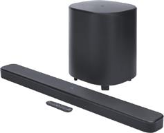 JBL Bar 500MK2 Soundbar 5.1 Bluetooth και HDMI 750W με Ασύρματο Subwoofer και Τηλεχειριστήριο Μαύρο JBLBAR500M2BLKEP