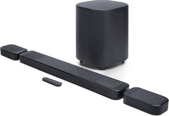 JBL Bar 800MK2 Soundbar 7.1 Bluetooth, HDMI και Wi-Fi με Ασύρματο Subwoofer και Τηλεχειριστήριο Μαύρο JBLBAR800M2BLKEP