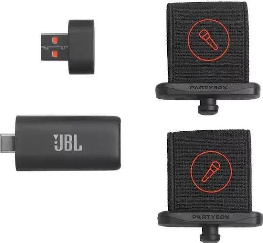 JBL EasySing Μικρόφωνα Karaoke Ασύρματα Σετ 2τμχ Μαύρο JBLEASYSINGMICS