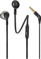 JBL T205E Earbuds Handsfree Ακουστικά με Βύσμα 3.5mm Μαύρο JBLT205BLKE