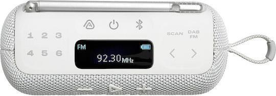 JBL Tuner 3 Αδιάβροχο Ηχείο Bluetooth 7W με Ραδιόφωνο και Διάρκεια Μπαταρίας έως 15 ώρες Λευκό JBLTUNER3WHT