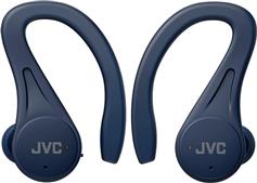 JVC 19-HAEC25TAU In-ear Bluetooth Handsfree Ακουστικά με Αντοχή στον Ιδρώτα και Θήκη Φόρτισης Μπλε