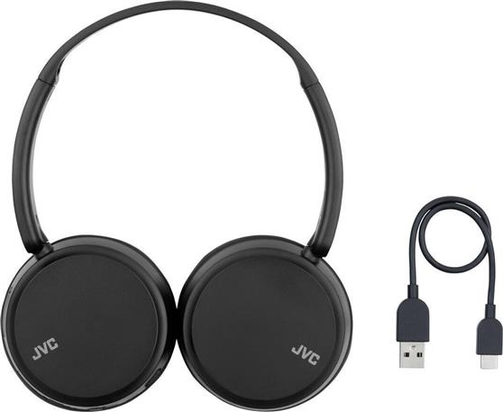 JVC HAS36W Ασύρματα Bluetooth On Ear Ακουστικά με 35 ώρες Λειτουργίας Μαύρα 19-HAS36WBU