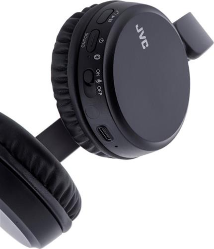 JVC HAS36W Ασύρματα Bluetooth On Ear Ακουστικά με 35 ώρες Λειτουργίας Μαύρα 19-HAS36WBU