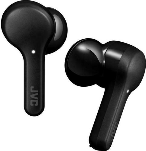 JVC In-ear Bluetooth Handsfree Ακουστικά με Αντοχή στον Ιδρώτα και Θήκη Φόρτισης Μαύρα 19-HAA8TBU
