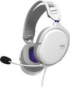 JVC Over Ear Gaming Headset με σύνδεση 2x3.5mm Λευκό 19-GG01WQ