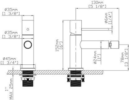 Karag Artemis Μπαταρία Μπιντέ B703C05-S