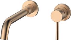 Karag Artemis Σετ Μίκτης & Στόμιο Εντοιχισμού Νιπτήρα Rose Gold 911-P-RG