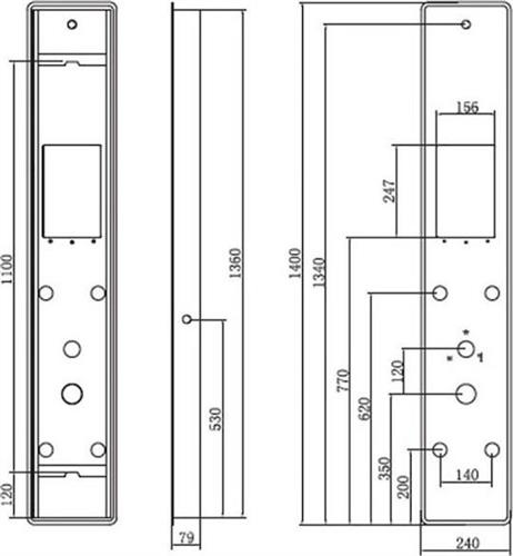 Karag Clio Στήλη Υδρομασάζ 140cm G8138