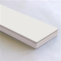 Karag Confluo Board Frameless Σχάρα Δαπέδου με Μήκος 75cm Λευκή GRID750-VB
