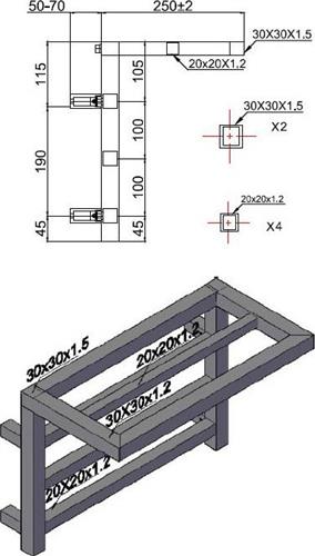 Karag Design 1 Πετσετοκρεμάστρα Μπάνιου 35x50 Ασημί DESIGN1