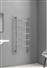 Karag Design 6 Πετσετοκρεμάστρα Μπάνιου 120x56 Ασημί DESIGN6-1200-C