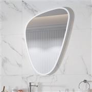 Karag Elena Καθρέπτης Μπάνιου LED 68x100cm Λευκός ELENA-W