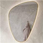 Karag Elena Καθρέπτης με Κρυφό Φωτισμό 65x100cm Gold ELENA-G