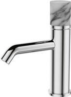 Karag Joan Αναμεικτική Μπαταρία Νιπτήρα Marmo Bianco 24601-424A-MB