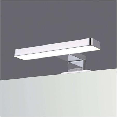 Karag Led Μοντέρνο Φωτιστικό Τοίχου με Ενσωματωμένο LED σε Ασημί Χρώμα ML002-200P