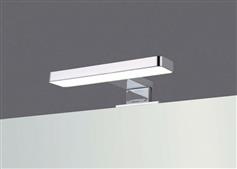 Karag Led Μοντέρνο Φωτιστικό Τοίχου με Ενσωματωμένο LED σε Ασημί Χρώμα ML002-200P