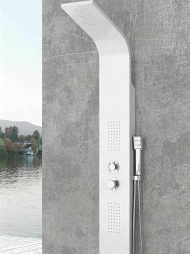 Karag Praxis Bianco Στήλη Υδρομασάζ 140cm A7304W