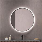 Karag Sharon Καθρέπτης Μπάνιου LED με Μήκος 80cm Μαύρος SHARON80-B
