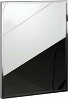 Karag Specchi Ορθογώνιος Καθρέπτης Μπάνιου από Ανοξείδωτο Ατσάλι 50x60cm Ασημί MWF-CS-5060