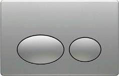 Karag Tactile Πλακέτα για Καζανάκια Διπλής Λειτουργίας Chrome P61-0120