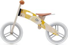 Kinderkraft Παιδικό Ποδήλατο Ισορροπίας Runner Ξύλινο Κίτρινο KRRUNN00YEL0000