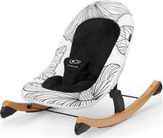 Kinderkraft Χειροκίνητο Relax Μωρού Finio Black-White για Παιδί έως 9kg KKBFINOBLK0000