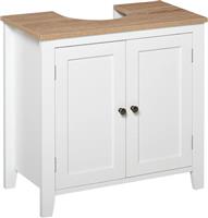 Kleankin Πάγκος χωρίς Νιπτήρα Μ60xΒ30xΥ60cm Λευκός 834-306