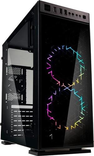 Kolink Inspire K1 Gaming Midi Tower Κουτί Υπολογιστή με Πλαϊνό Παράθυρο και RGB Φωτισμό Μαύρο 2.35.63.00.006