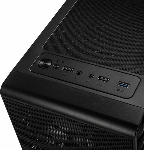 Kolink Observatory Lite Mesh Gaming Midi Tower Κουτί Υπολογιστή με Πλαϊνό Παράθυρο και RGB Φωτισμό Μαύρο 2.35.63.00.036