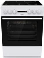 Korting KEC6A40WG Κουζίνα 71lt με Κεραμικές Εστίες Π60cm Λευκή