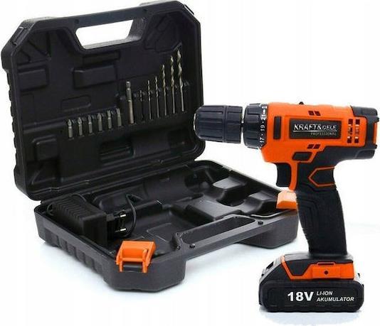 Kraft & Dele Δραπανοκατσάβιδο Μπαταρίας 18V 1x1.3Ah KD-1572