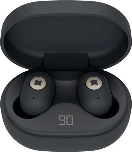 Kreafunk aBEAN In-ear Bluetooth Handsfree Ακουστικά με Θήκη Φόρτισης Μαύρα